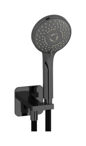 Дуплекс квадратный многофункциональный WE ARE IB oh314cc Black Chrome Shower