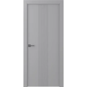 Дверь межкомнатная глухая Ивент 1 эмаль серый 2000x900 мм