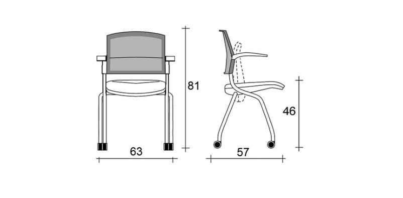 Тканевый стул TALIN вложение ARCH-00140818 - Вид №2