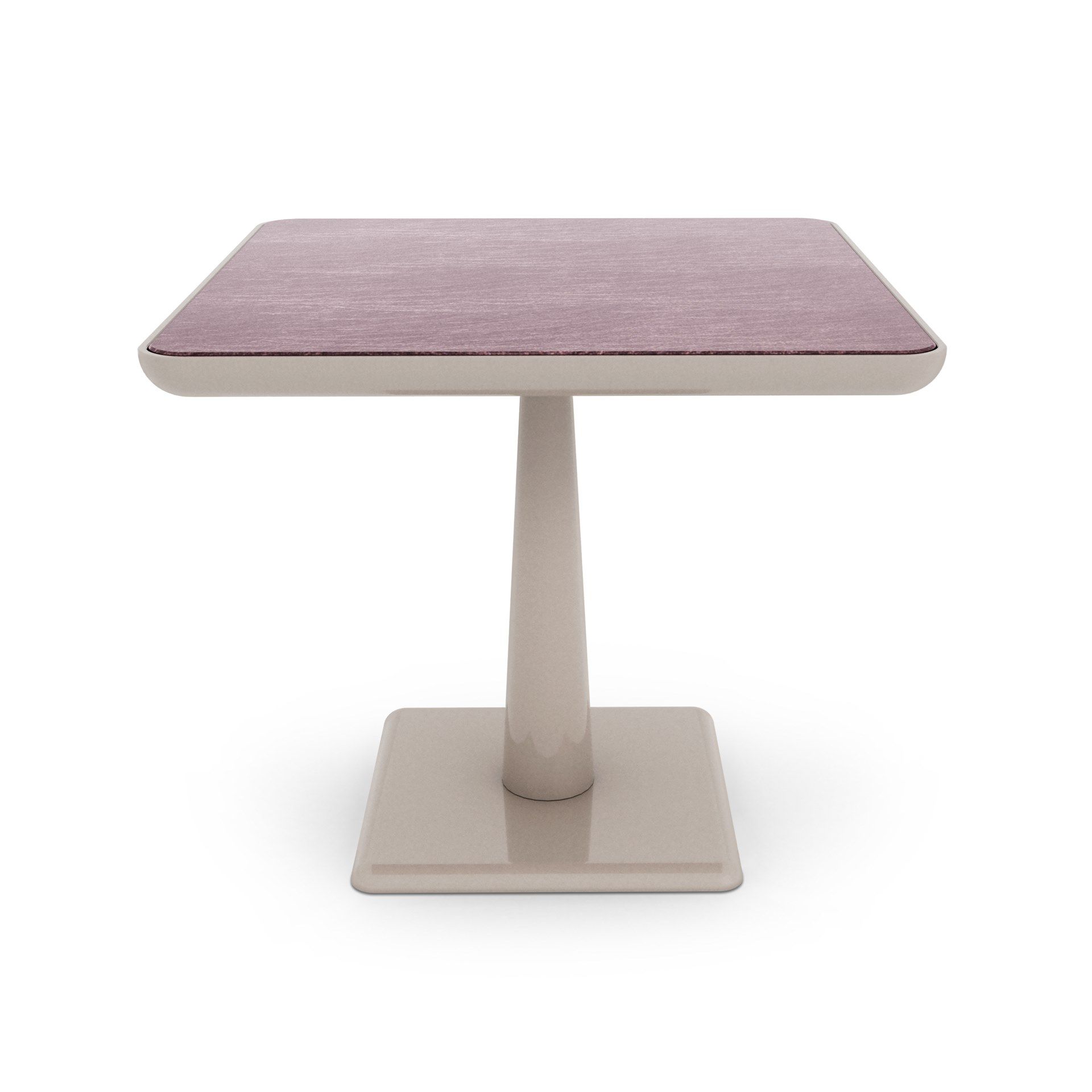 Квадратный стол из стали и стекла Sicis Амаретто ARCH-00052687 - Вид №1