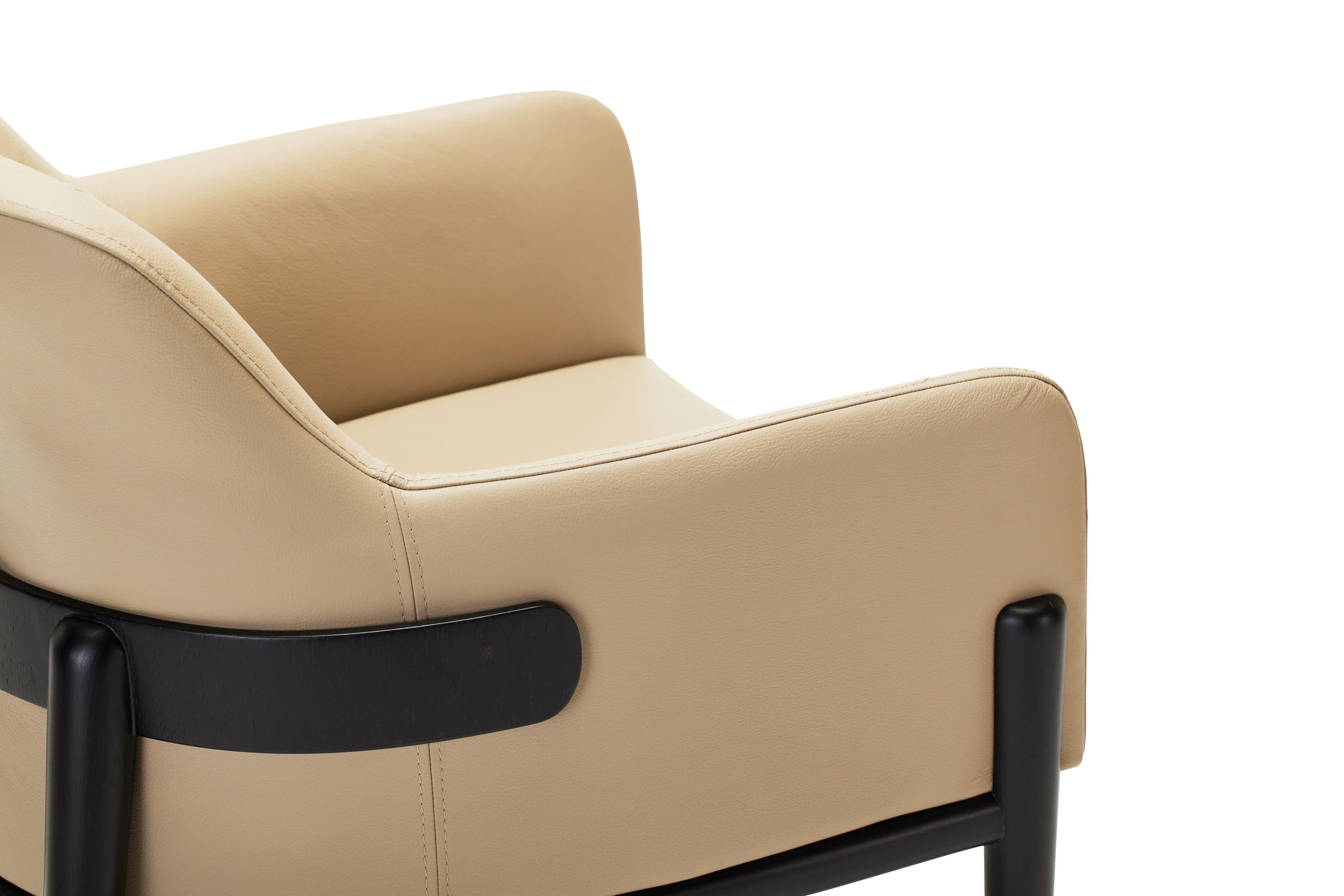 Кожаный стул с подлокотниками Papell Design гостиница ARCH-00108516 - Вид №5