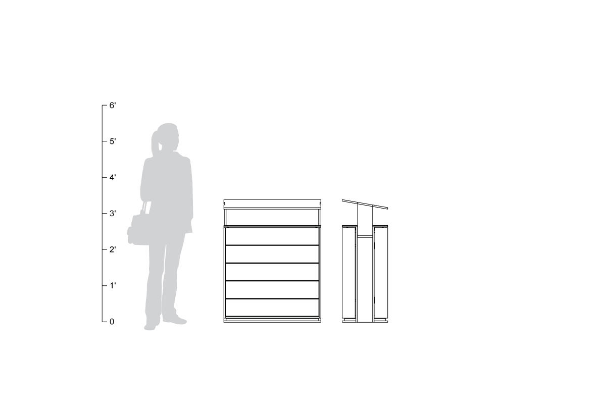 FSRT168 Емкость для мусора и вторичной переработки Apex  Forms-surfaces  - Вид №14