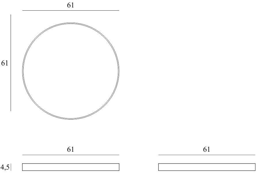 Ethnicraft Круглый деревянный поднос Classic 20336 - Вид №2