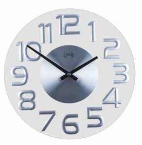 Часы настенные серебристые Tomas Stern 8016 TOMAS STERN ДИЗАЙНЕРСКИЕ 00-3872724 Хром