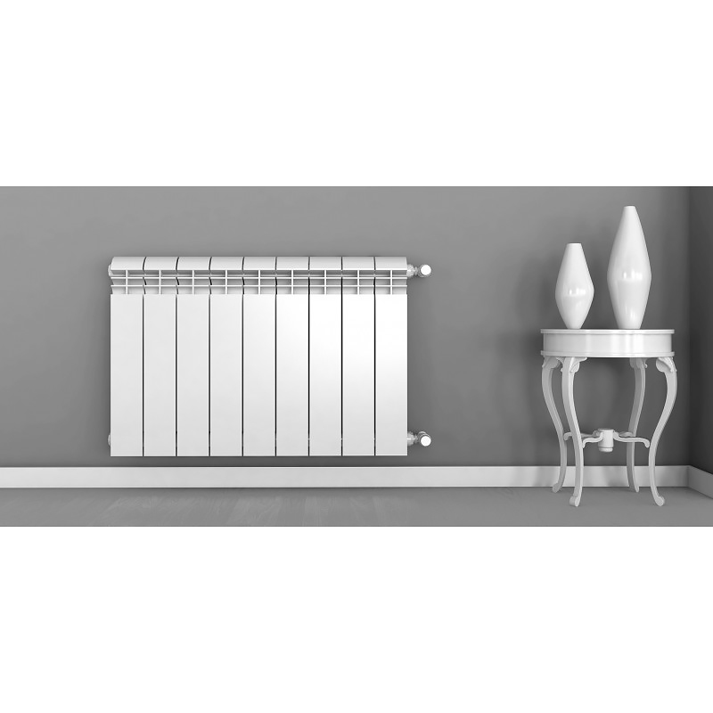 Радиатор биметаллический Rifar Base 350/90 10 секций нижнее правое подключение R35010НПП - Вид №4