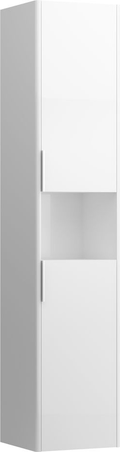 H4026911109991 Шкафчик высокий - левый с двумя дверцами и открытой полкой LAUFEN PRO - Вид №1