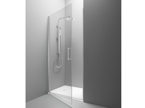 Алюминиевая и стеклянная нишевая душевая кабина