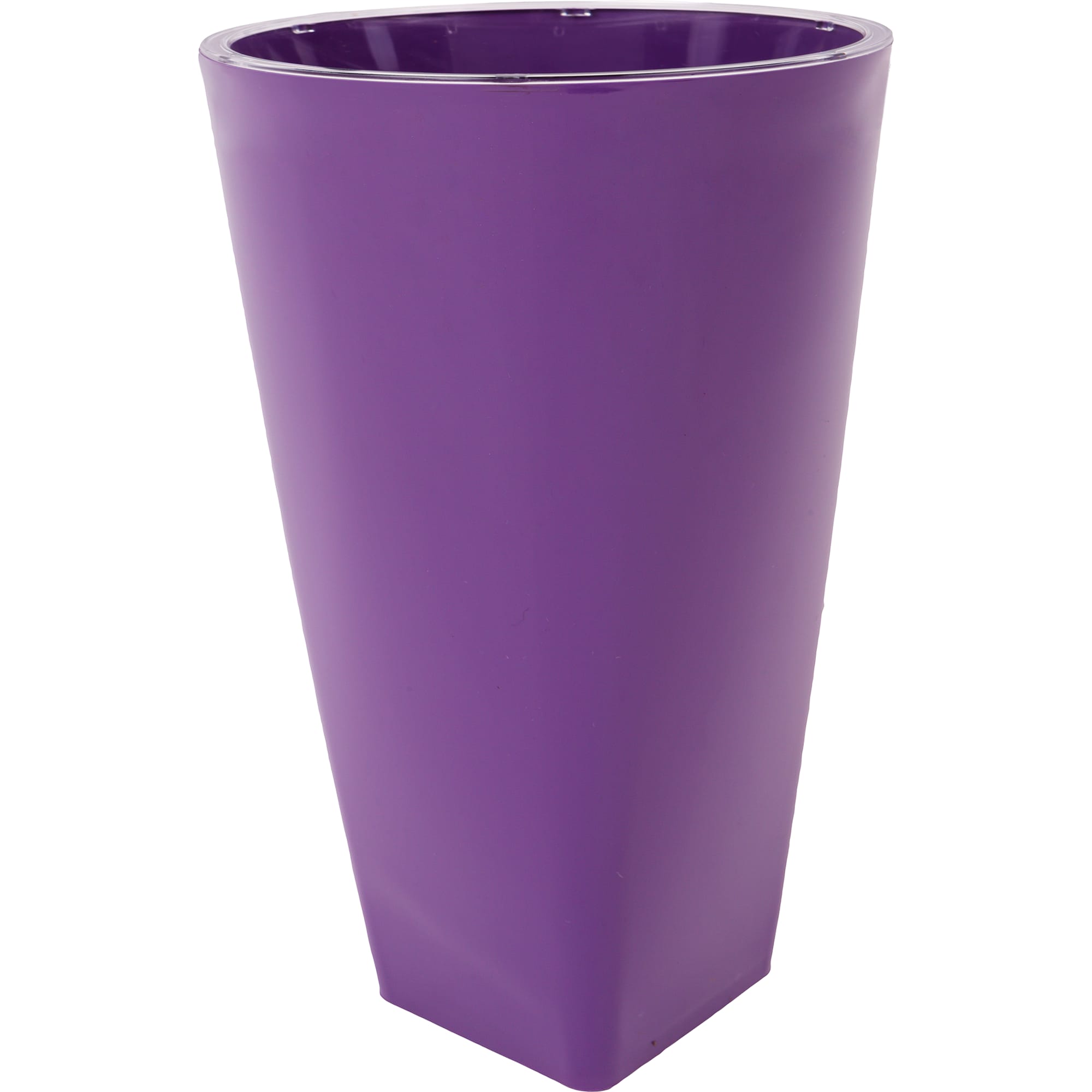 82095658 Кашпо Грейс ø15 h25 см v2.3 л пластик фиолетовый Santreyd 
