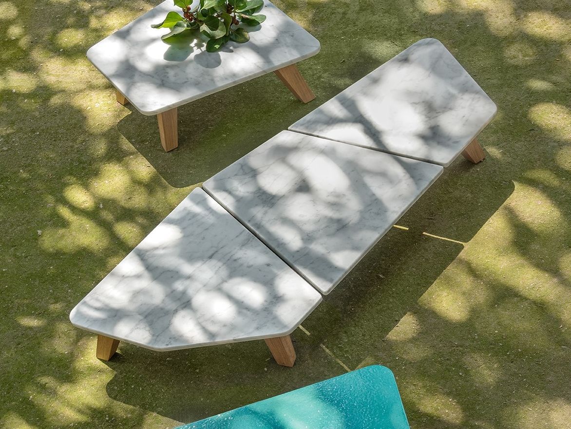 Мраморный садовый столик Ethimo Rafael ARCH-00029071 - Вид №1