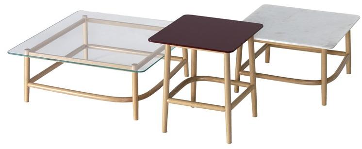 Wiener GTV Design Квадратный мраморный журнальный столик Single curve sun-id-1406311 - Вид №3