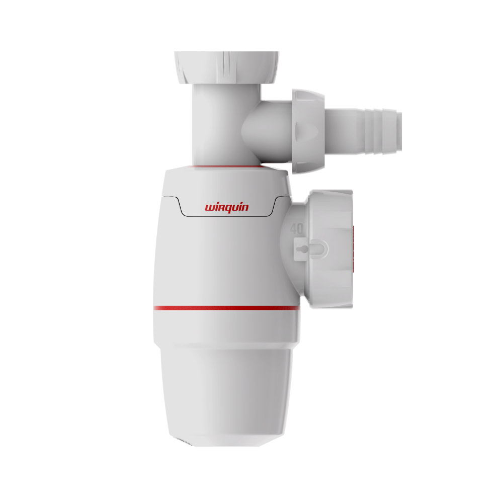 30987070 Сифон WIRQUIN NEO 1 ? х 40 мм без выпуска с отводпод стиральную машину () Raiber 