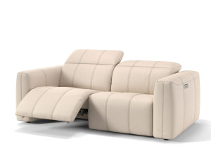 3-местный кожаный диван