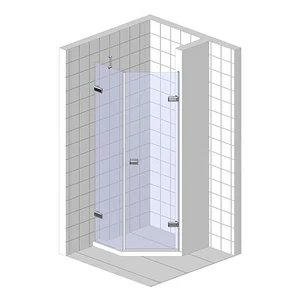 Душевая дверь в нишу 140x200 GK-862BG135 стекло прозрачное 6 мм GUTEWETTER TREND DOOR