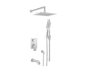 Встраиваемый термостатический набор для ванны с ручным душем