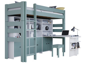 Деревянная кровать-чердак