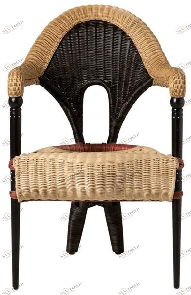 Driade Стул из ротанга с подлокотниками sun-id-1370476