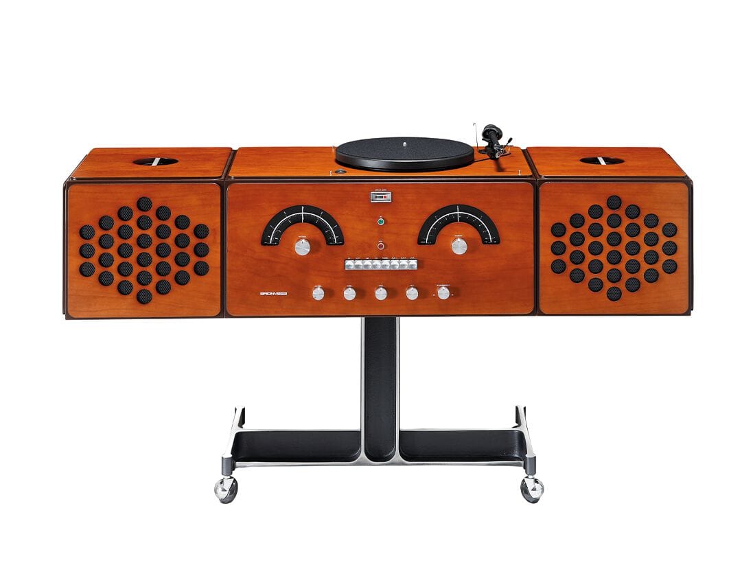 AM/FM-радио и проигрыватель с вишневым усилителем Brionvega RADIOFONOGRAFO RR226 CILIEGIO LIMITED EDITION ARCH-00089674