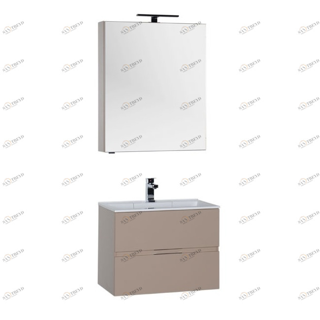 Комплект мебели Aquanet Алвита 70 капучино 00184578