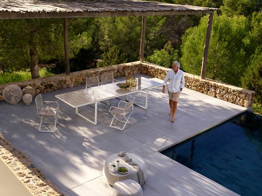 TRIBÙ Прямоугольный стол из вулканического камня Nox 02252/02254 - Вид №3