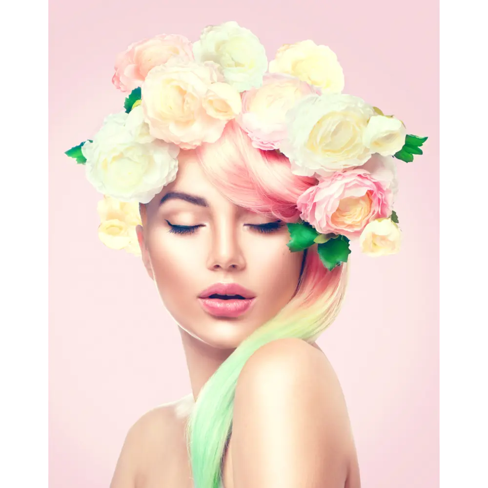 Картина на стекле Девушка весна 40x50 см POSTERMARKET STLM-2050574