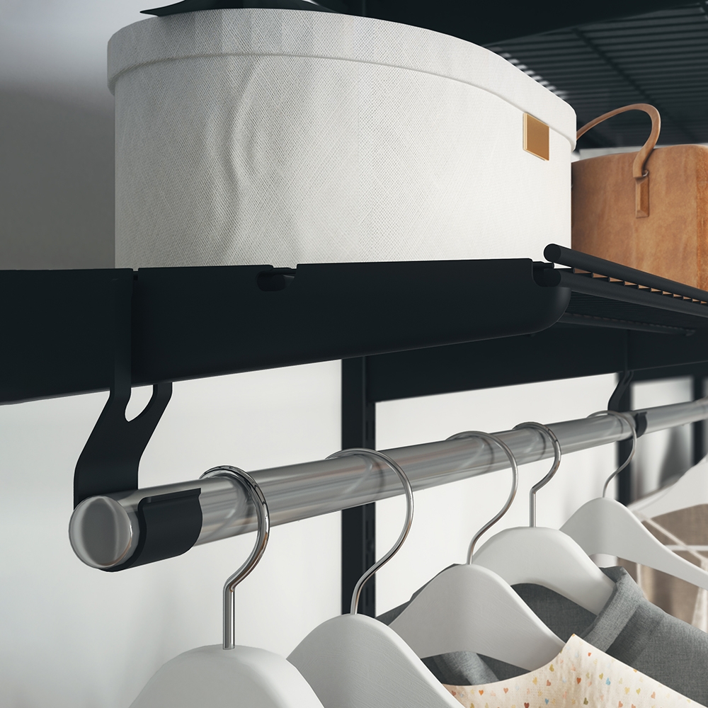 Кронштейн для перекладины , 30x30x100 мм, черный LJPS0333 Public Steel Россия  - Вид №2