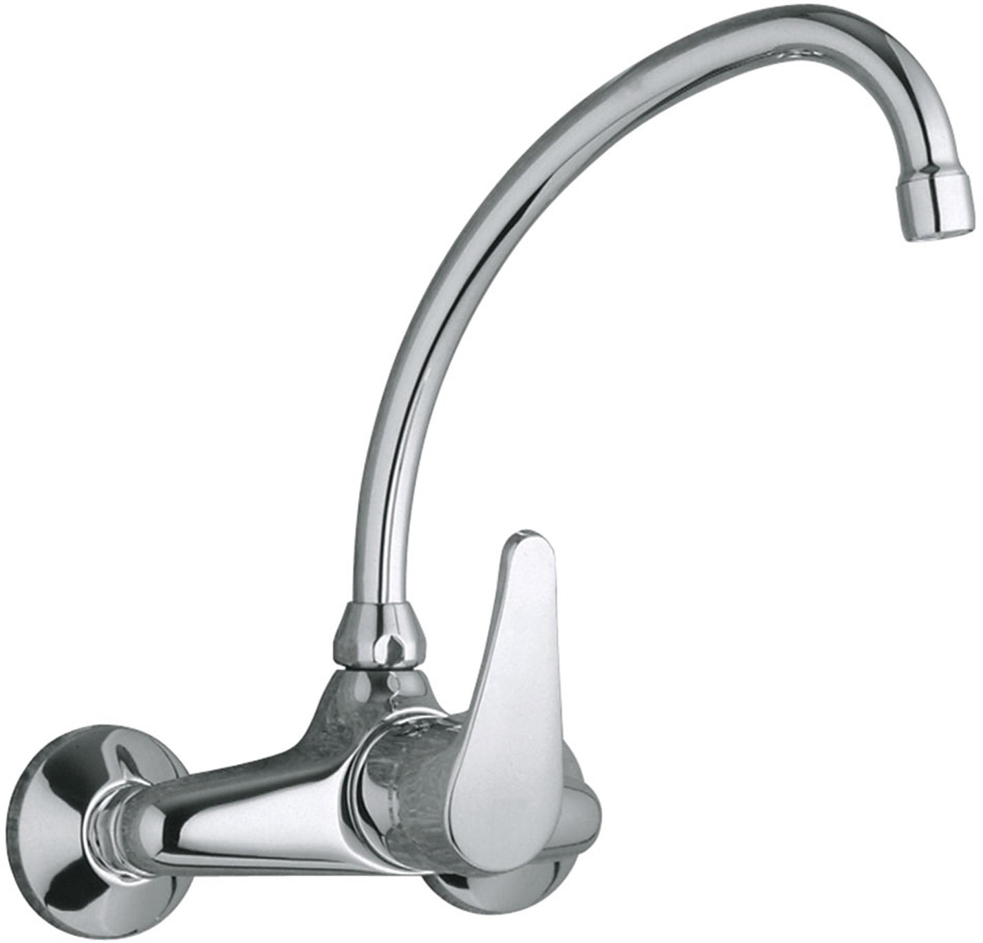 Кухонный настенный смеситель с одной ручкой для кухни-17031802 TRES