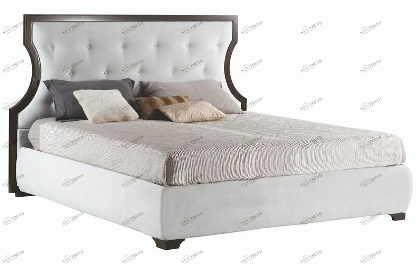 SELVA Кровать из ткани с тафтинговым изголовьем  2088 