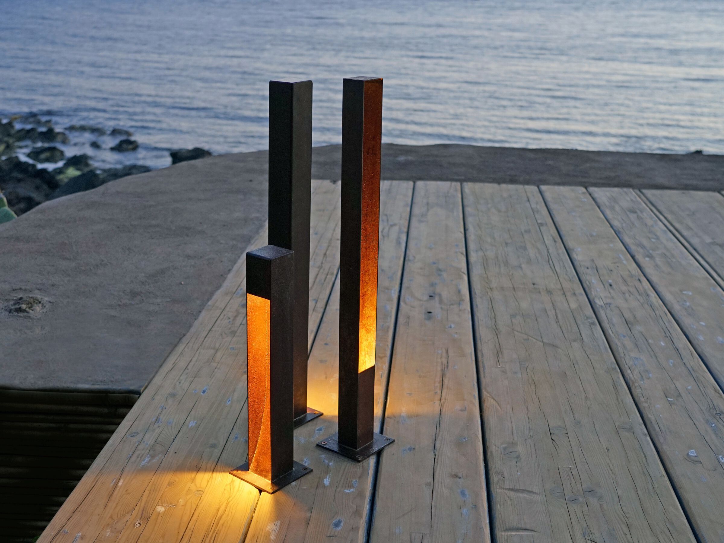 Стальной светодиодный светильник Corten™ Renzo Serafini FUORI TERRA ARCH-00114169