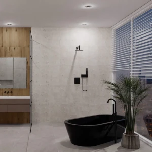 Вставка декоративная настенная Axima Дигория 60x30 см матовая цвет бежевый