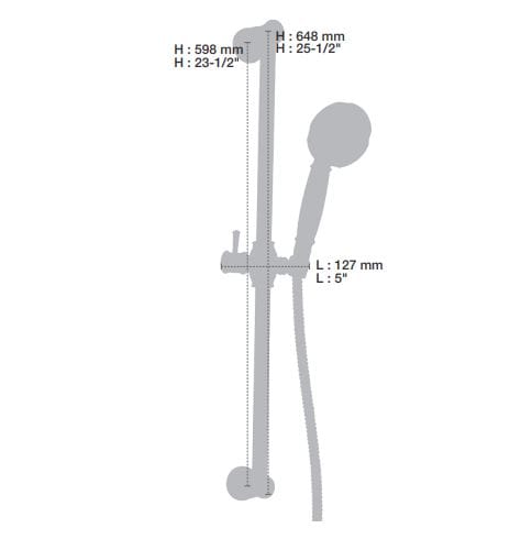 Термостатический набор для душа с душем BARIL PRO-3701-72 ARCH-00025737 - Вид №5