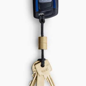 W208BRA Петля для ключей - латунь Wingback