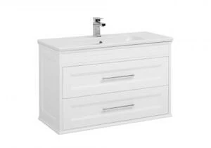 Тумба с раковиной Aquanet Бостон 100 белый