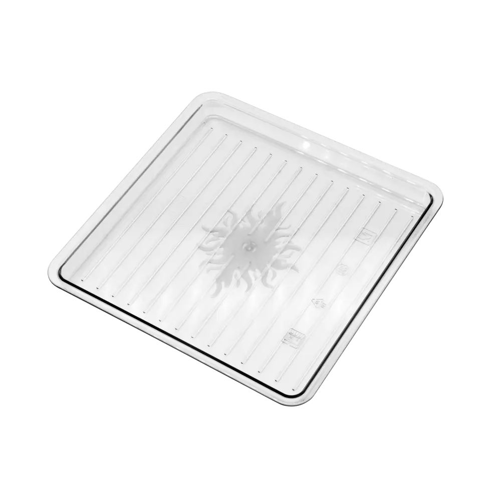 Контейнер для пищевых продуктов KONSENSA 15.2x15.2x1.5 см пластик прозрачный STLM-2035343