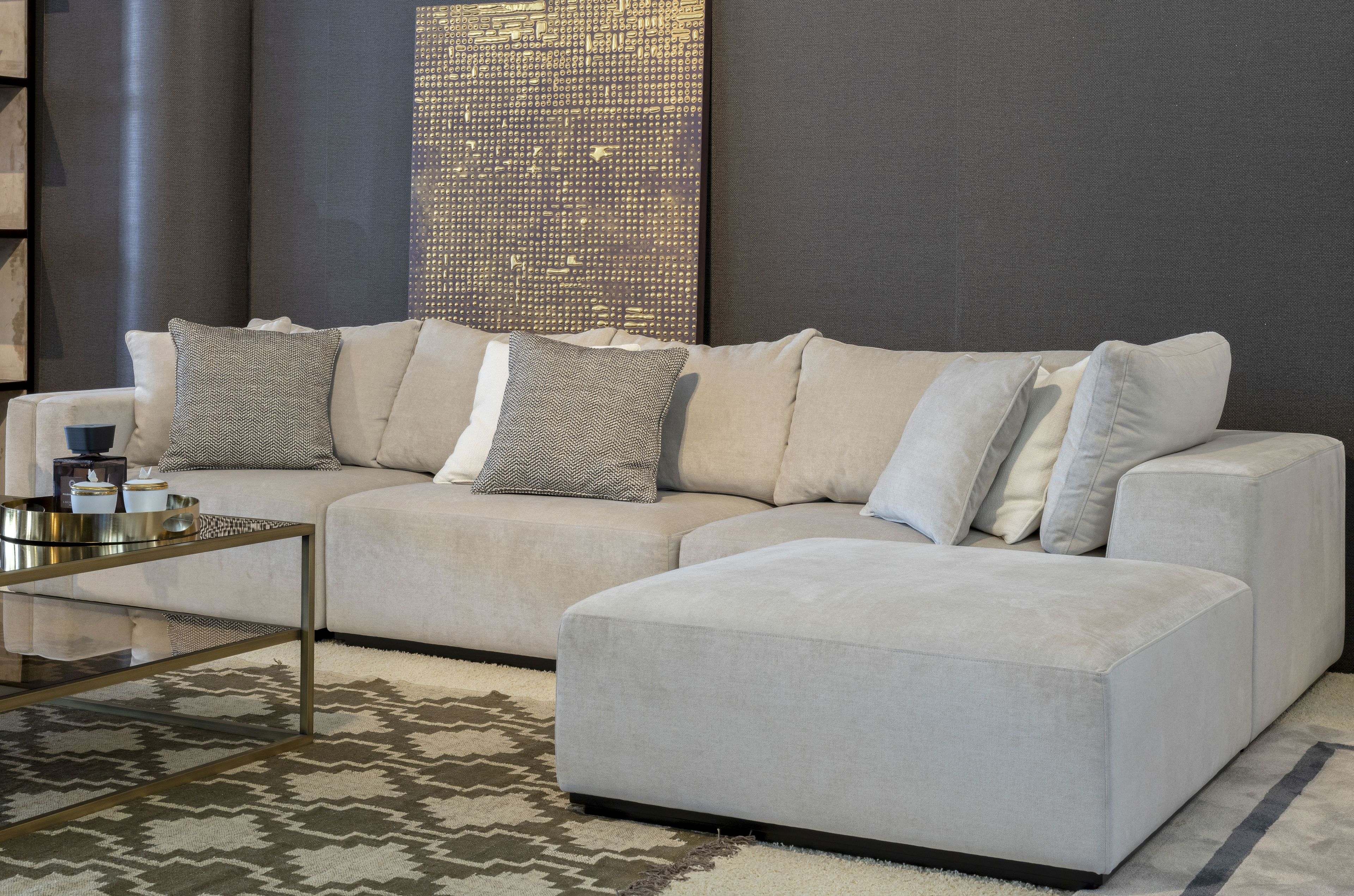 Угловой диван из ткани Stylish Club Landform ARCH-00120997 - Вид №11