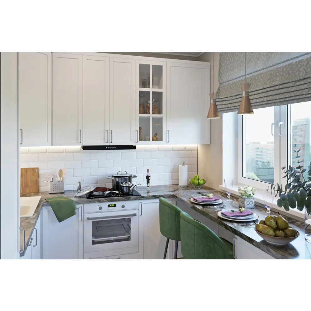 Фасад кухонный DELINIA ID Ньюпорт 44,7×102,1 см матовый белый 82010399 STLM-0017289 - Вид №14