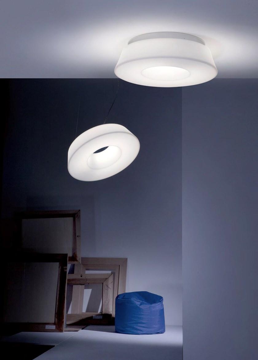 Martinelli Luce Светодиодный потолочный светильник из полиэтилена Circular pol 2878 - Вид №3
