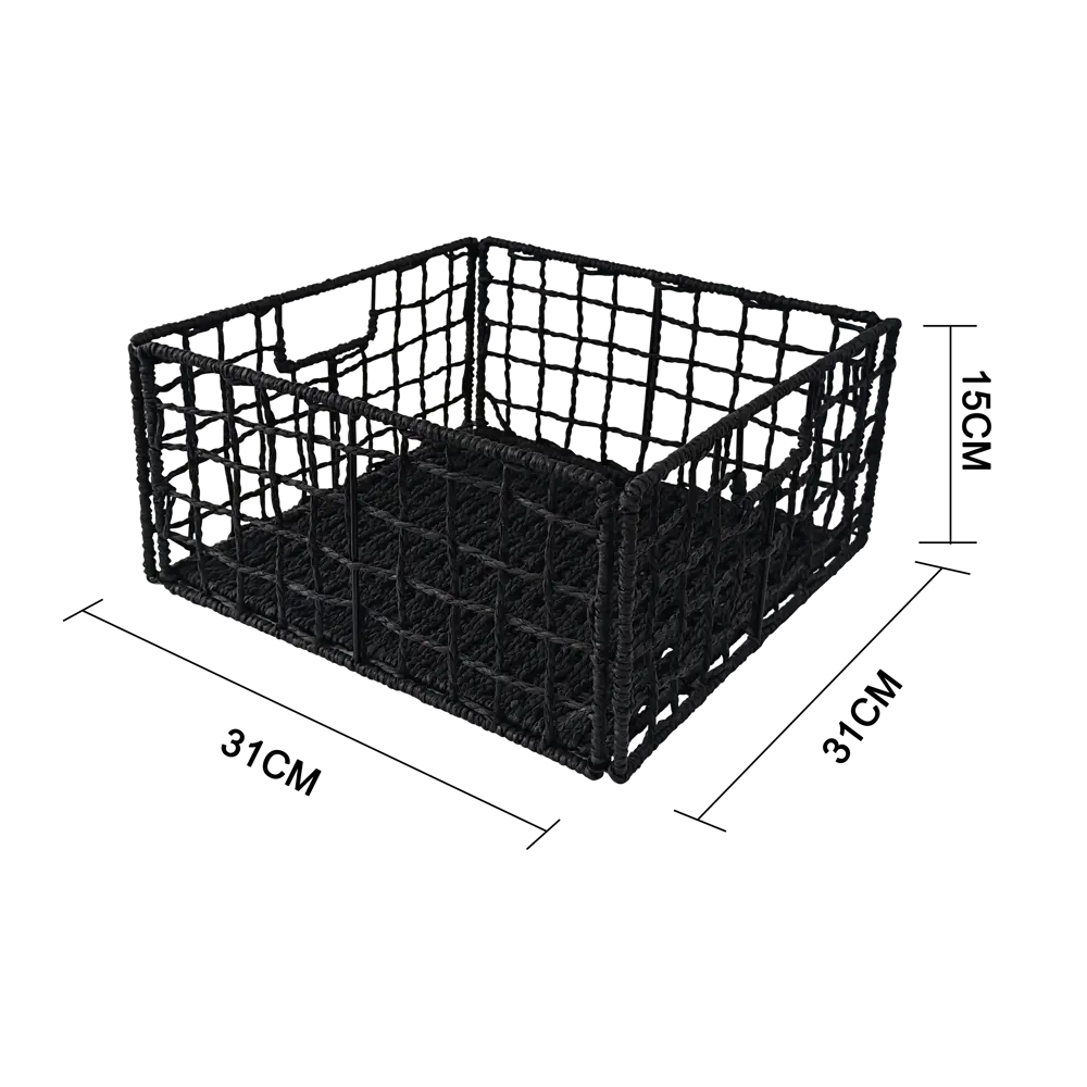 Короб-органайзер KONSENSA из ротанга 31×14×31 см 89388013 STLM-1577723