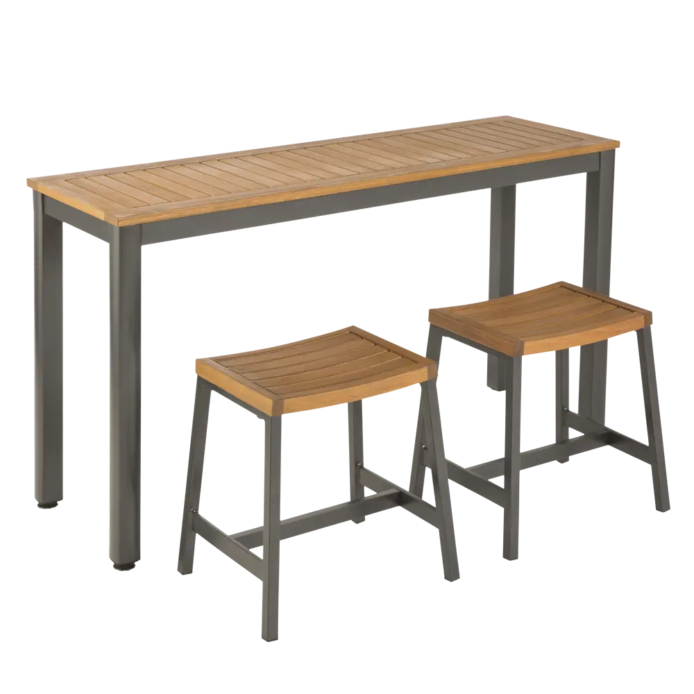 Набор из 2-х табуретов Naterial Oris алюминий цвет эвкалипт STLM-2004983 - Вид №6