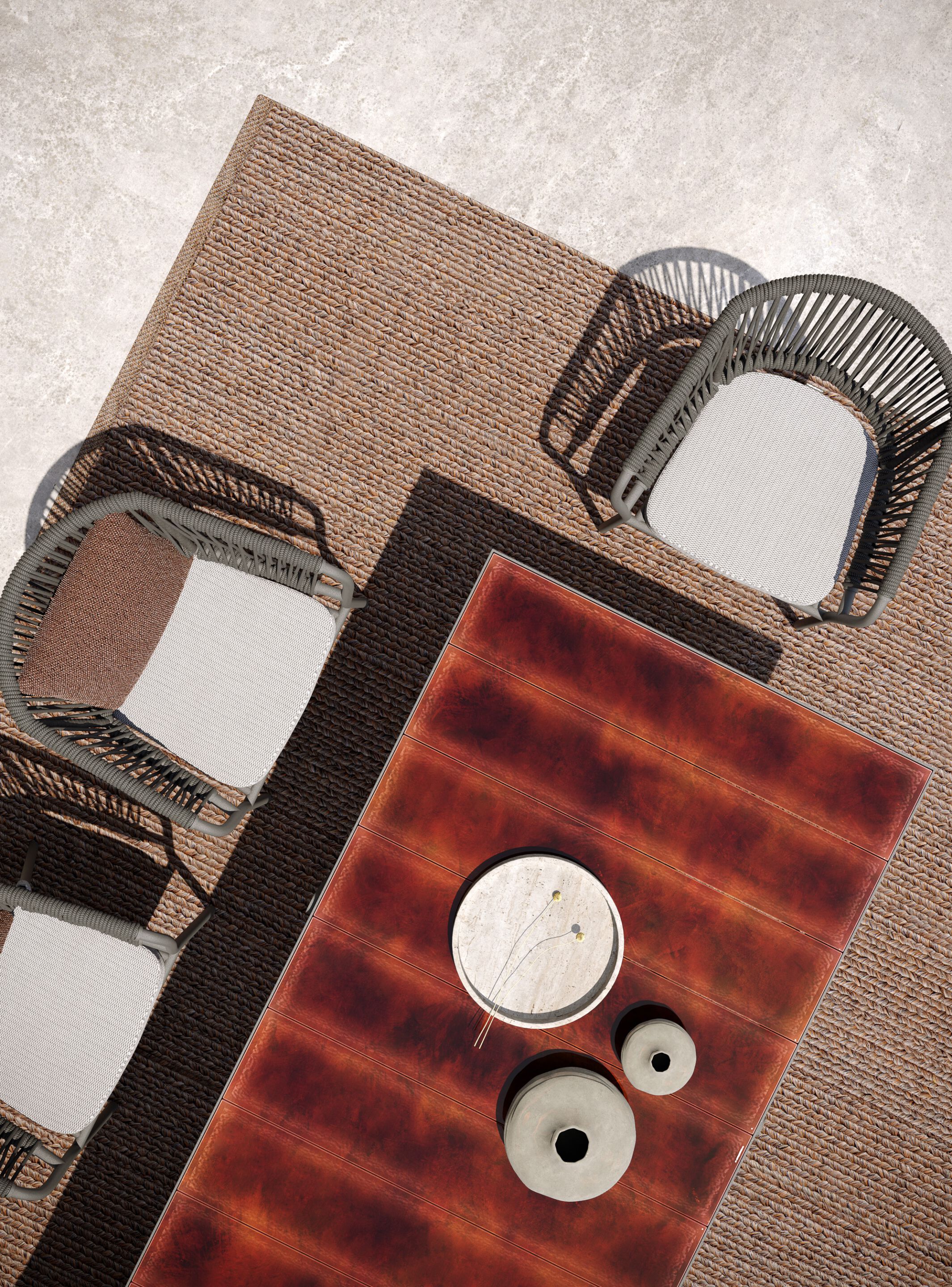 Прямоугольный садовый стол из керамогранита Atmosphera Капри ARCH-00066226 - Вид №4