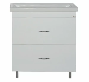 Тумба Лайм-70 напольная с 2 ящ. комб. с раков. Фостер-700