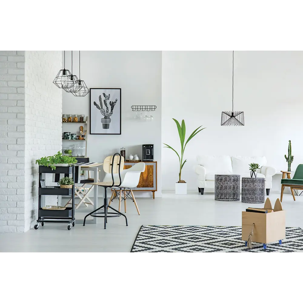 LUXENS Матовая моющаяся краска для стен и потолков в офисах, белая база А 5 л 84181018 STLM-0047063 - Вид №7