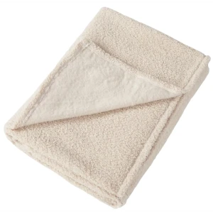 Плед 150x200 см букле цвет бежевый