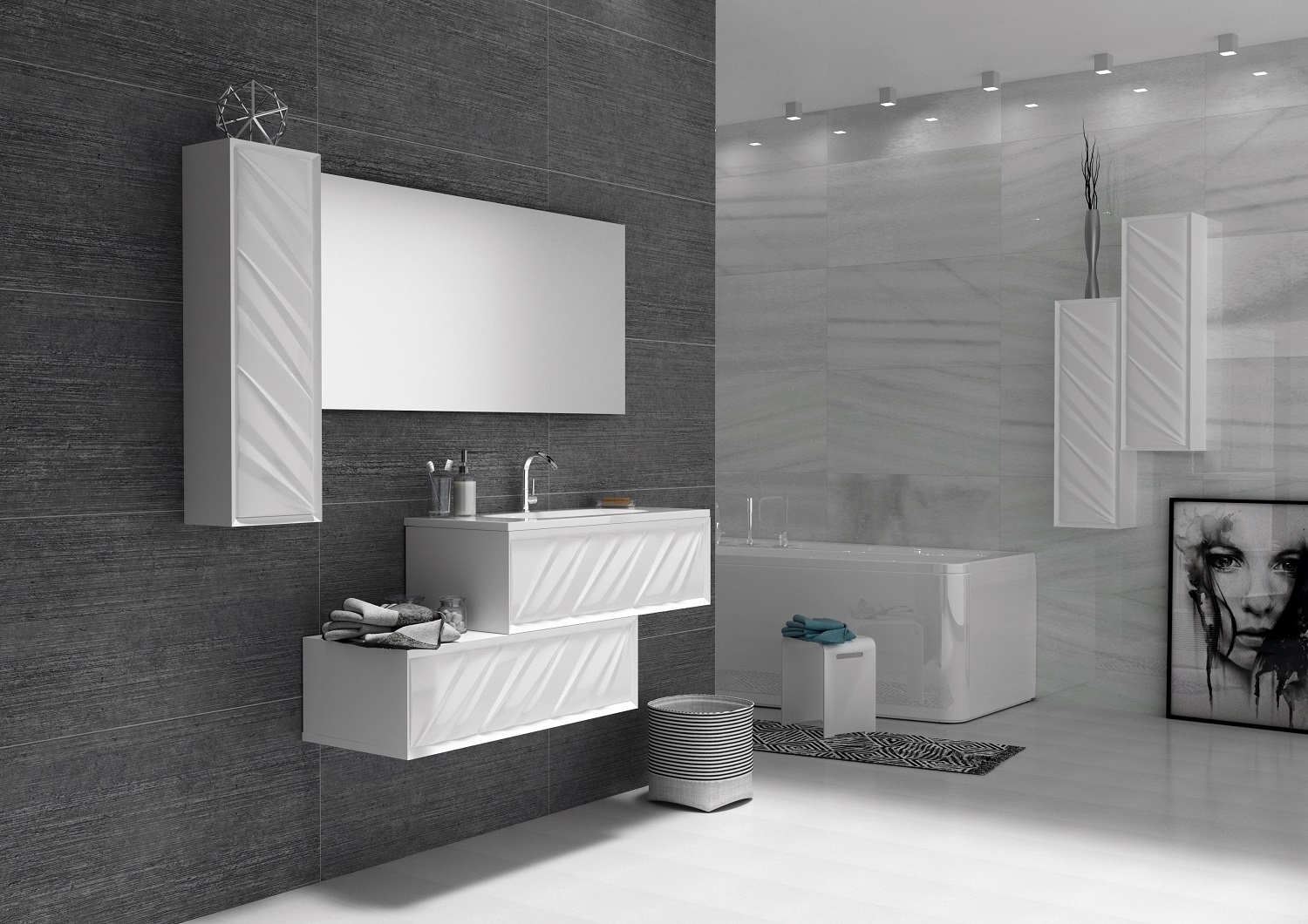 У73579 Зеркало Glace 140*65 1 Marka Glace Glacé