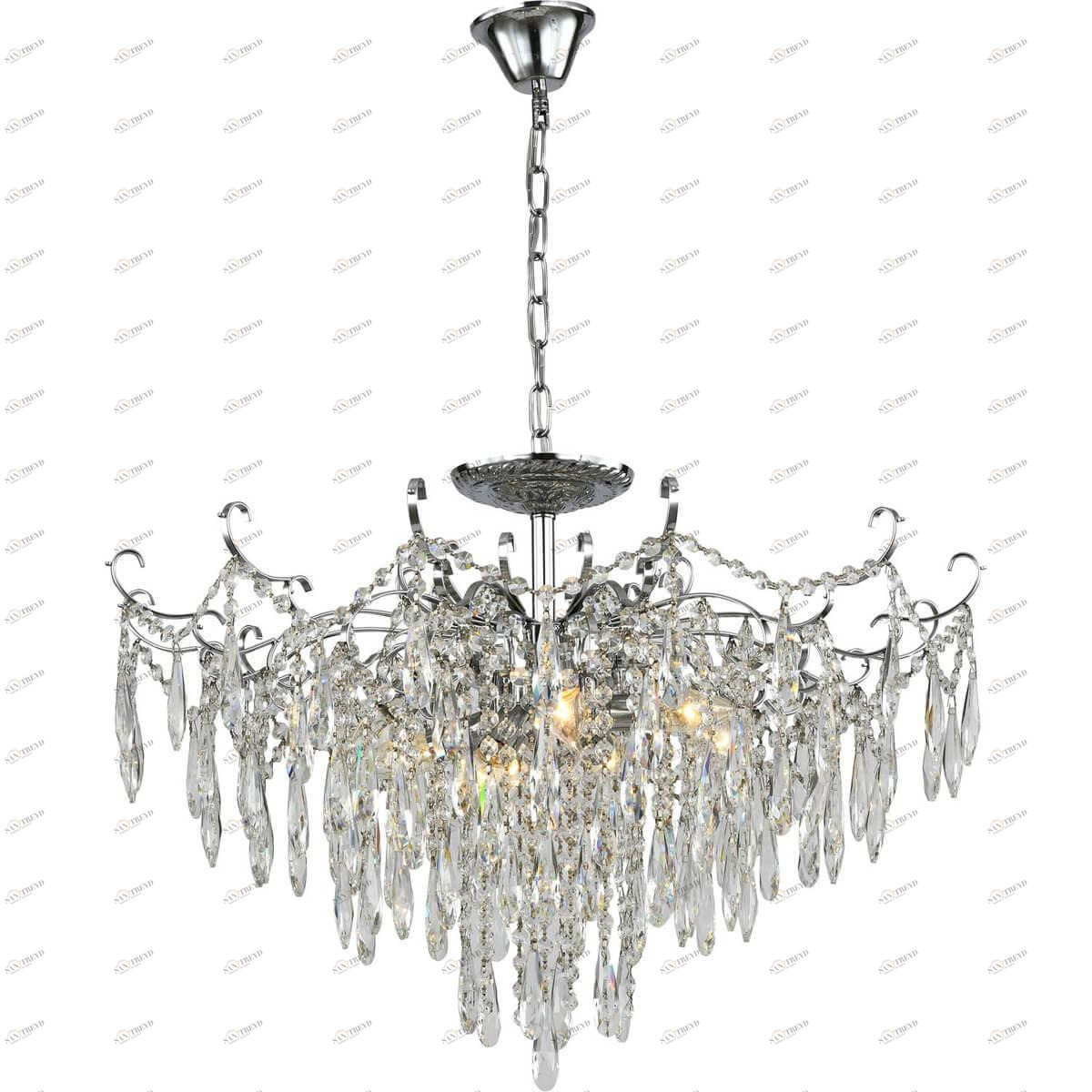 Подвесная люстра Stilfort Susana 1037/09/08P STILFORT ДИЗАЙНЕРСКИЕ, SUSANA 00-3888520 Прозрачный;хром 