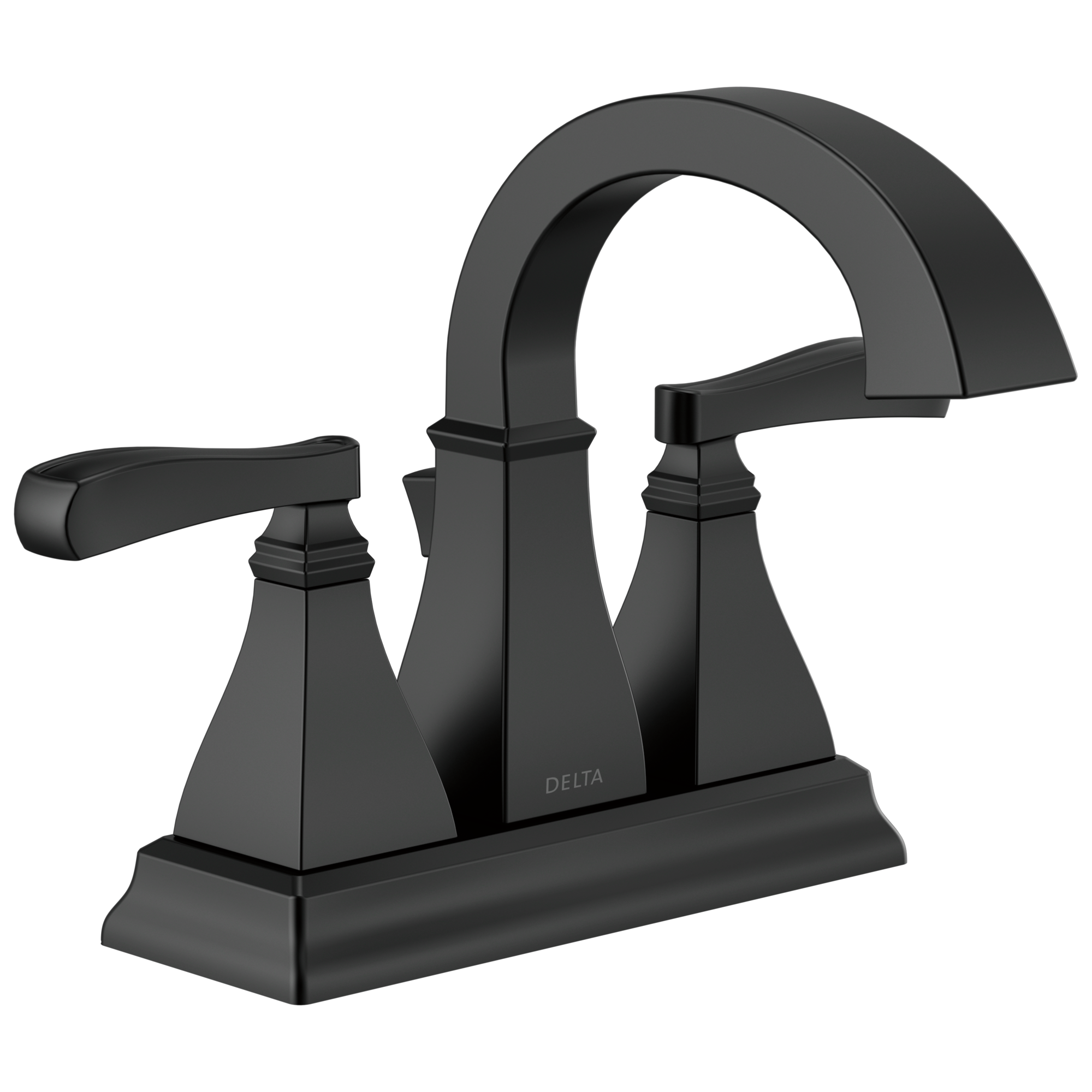 25718LF-BL Смеситель для ванной комнаты с двумя ручками Delta Faucet Lakewood Матовый черный