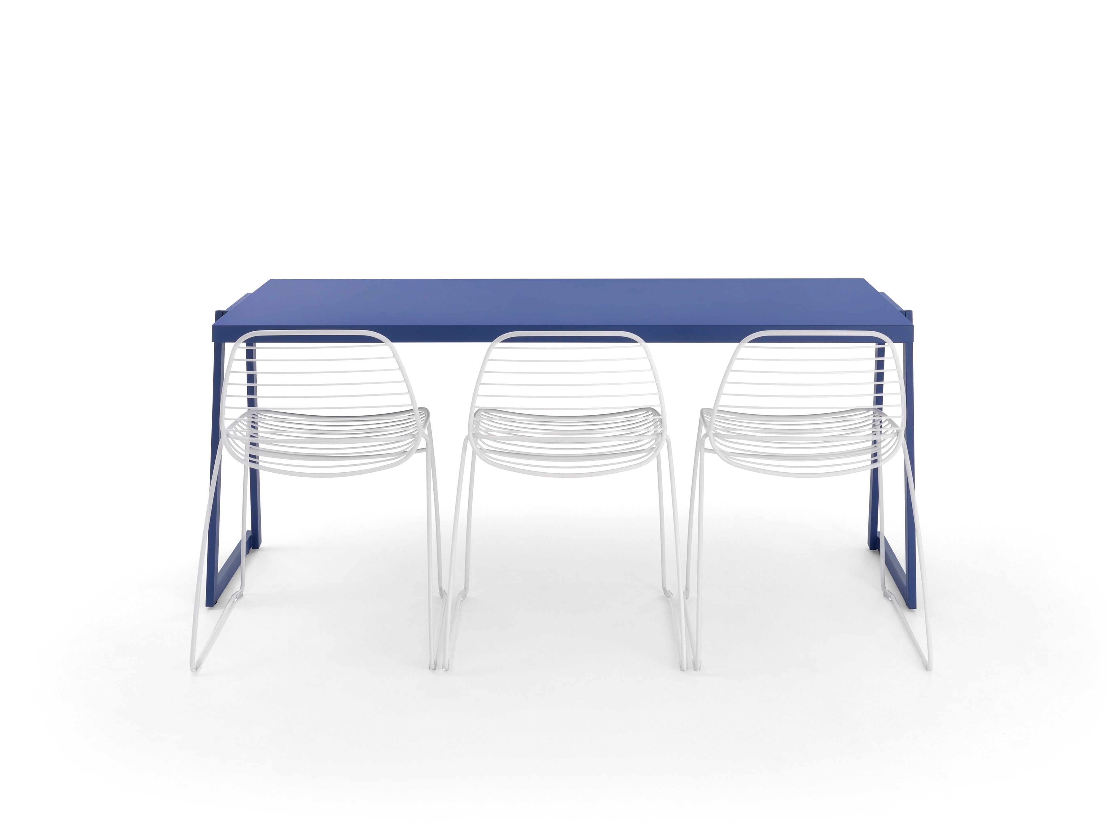 Штабелируемый алюминиевый стол с порошковым покрытием Urbantime Cortina.026 ARCH-00148147 - Вид №1