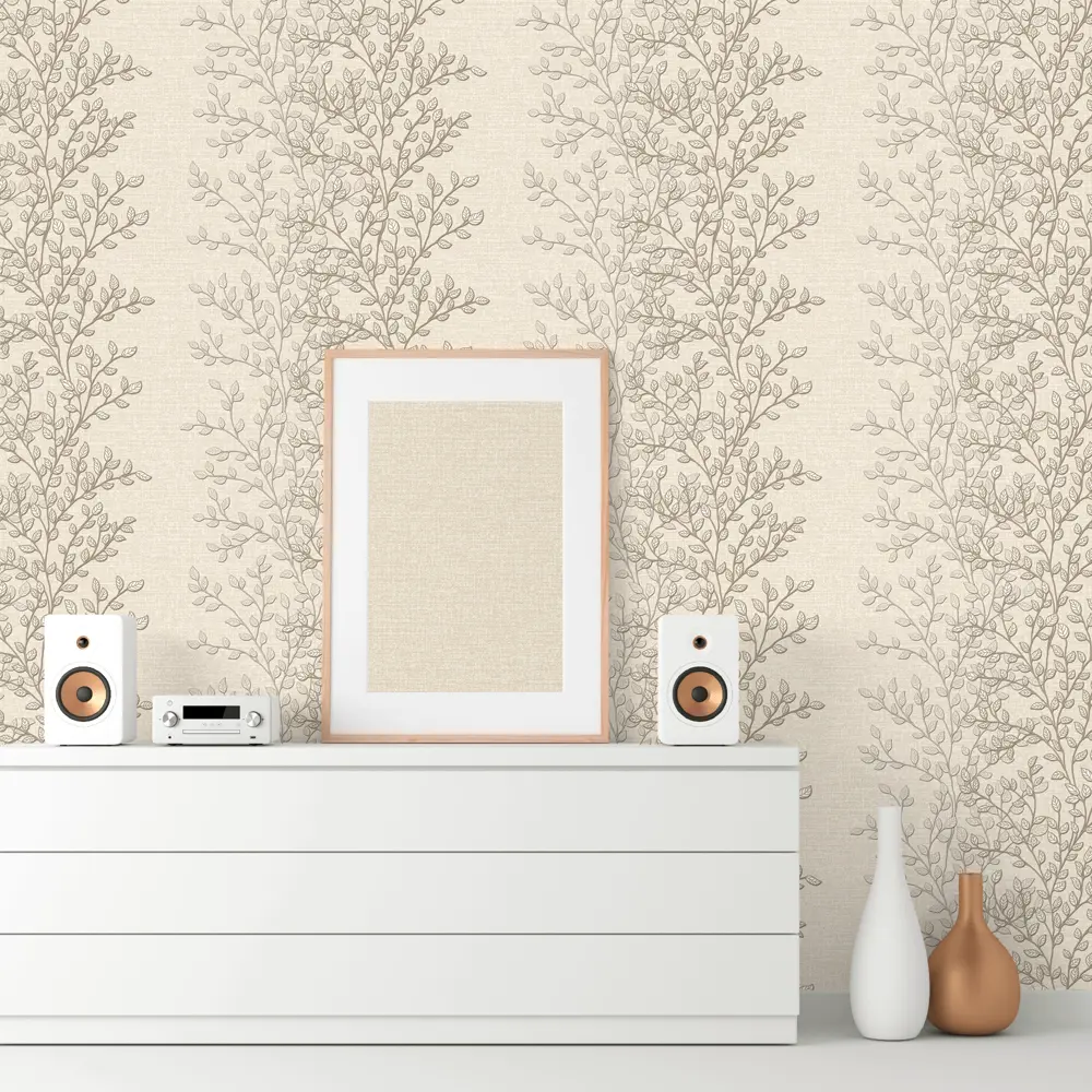 Обои флизелиновые Euro Décor Thea бежевые 1.06 м 7013-01 82377840 STLM-2000956 EURO DECOR - Вид №2