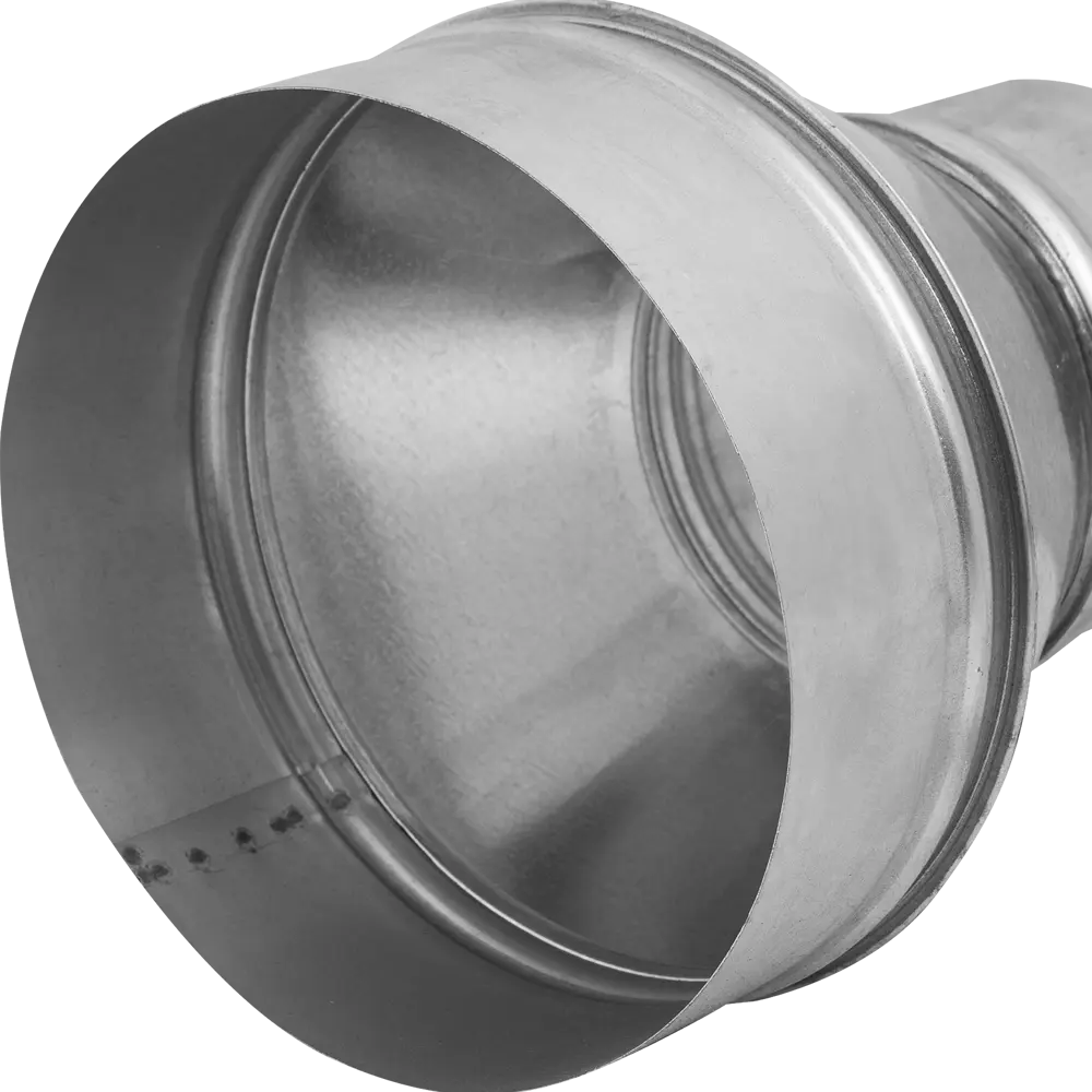 Переходник для круглых воздуховодов Ore D200/125 мм оцинкованный металл STLM-2127771 - Вид №2