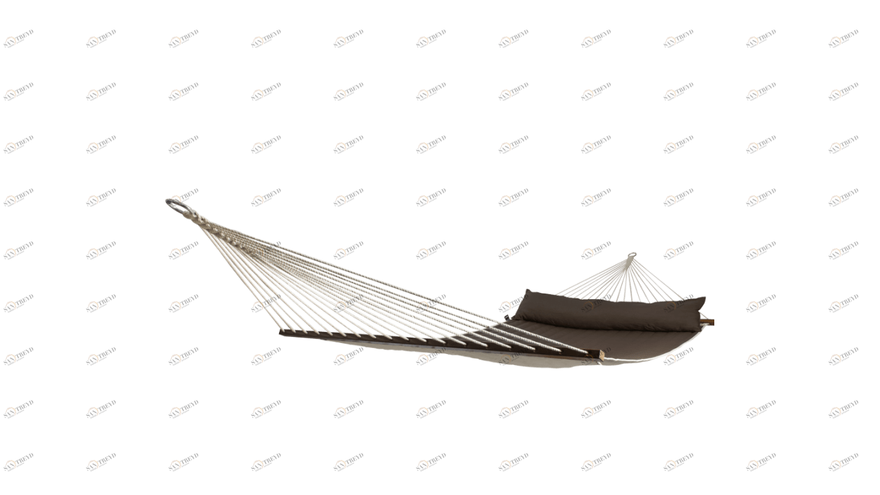 Гамак подвесной с перекладинами Family Arabica IMPEX  040321 Серый 