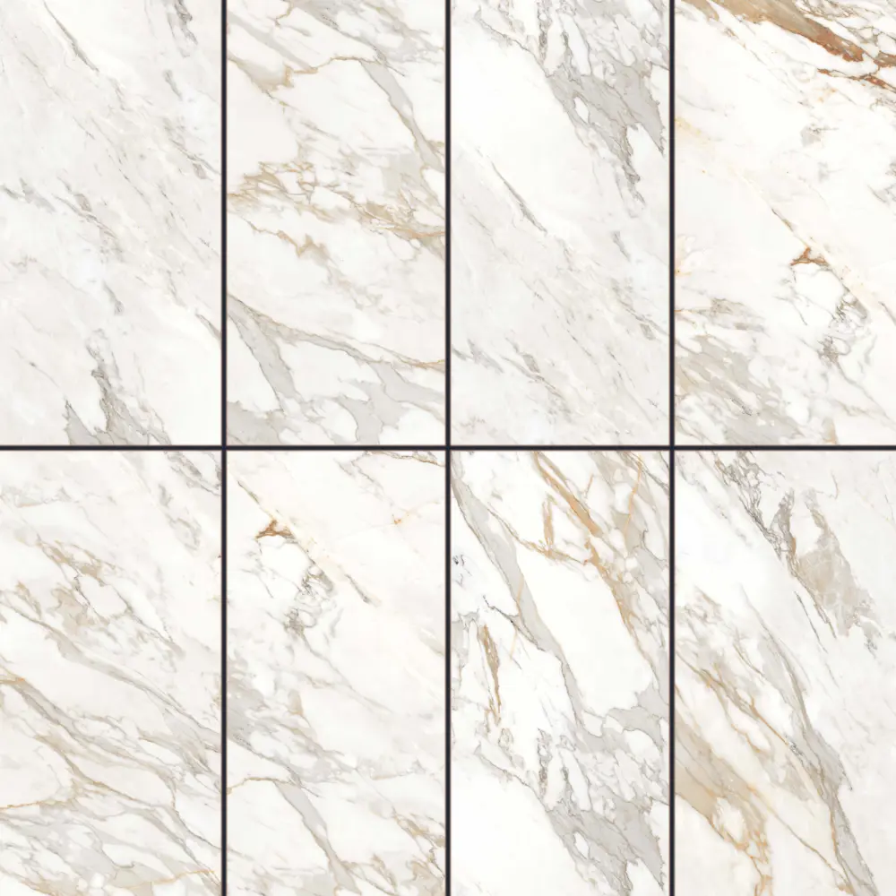 Керамогранит Arcadia Ceramica Calacatta Oro 60x120 см 1.44 м² глянцевый цвет белый STLM-2013416 - Вид №2